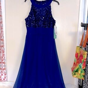 Scarlett High / Low Maxi Sequins Dress Sz 12